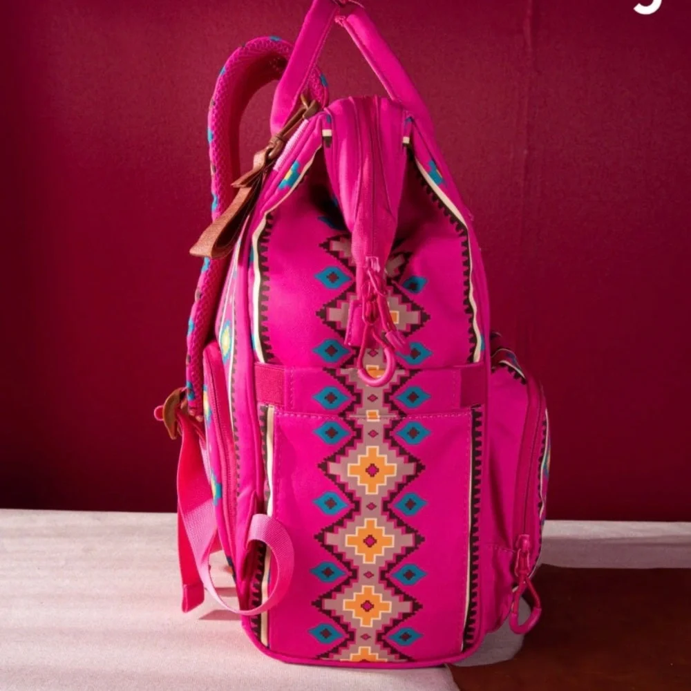 ✨ NWT Wrangler Aztec Callie Diaper Backpack | Box & Dust Bag Included ✨